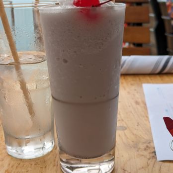 Duke's La Jolla - Virgin lavender colada. The coconut is much more prominent than the lavender - New American Near Me - La Jolla, California