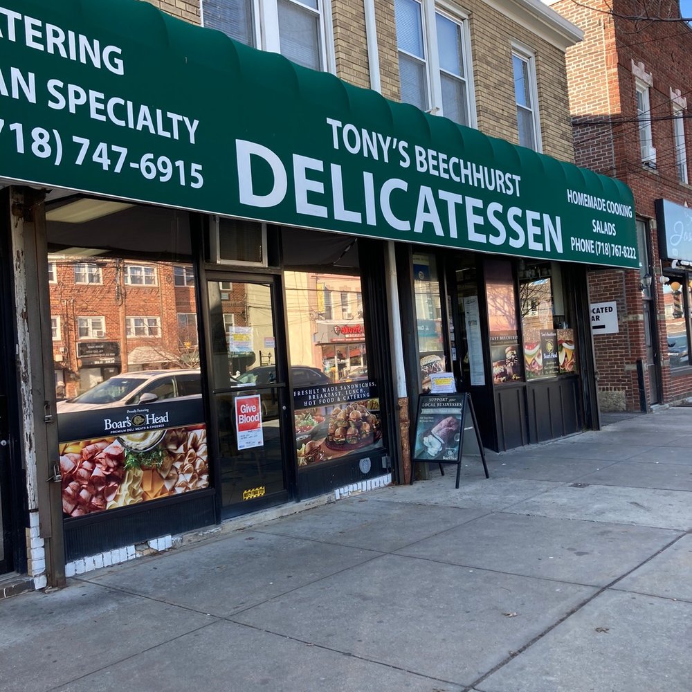 Tony's Beechhurst Deli - the outside of a deli - Delis Near Me - Whitestone, New York