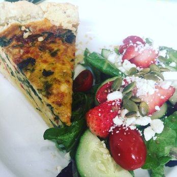 The Bread Box - Veggie quiche with spring salad. - Bakeries Near Me - San Antonio, Texas The Bread Box - Veggie quiche with spring salad. - Bakeries Near Me - San Antonio, Texas