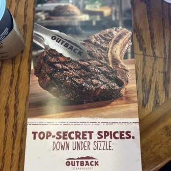 Outback Steakhouse - Dinner with the hubby after a horrible day at the Toyota dealership - Steakhouses Near Me - Modesto, California