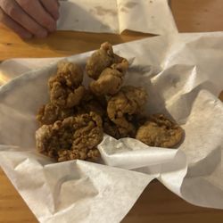 Loon Lake Saloon & Grill - Yummy chicken gizzards. (We'd already eaten some.)