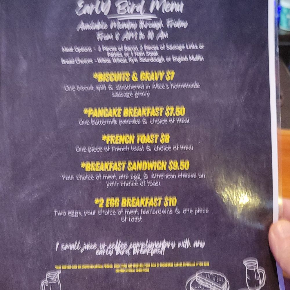 The Viking Lounge - Early Bird Menu - Lounges Near Me - Lacey, Washington