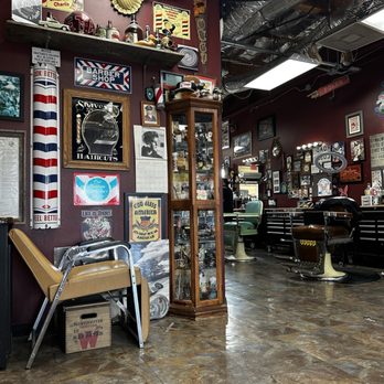 Old Traditions Gentlemen's Parlor - Cool memorabilia - Barbers Near Me - Los Alamitos, California