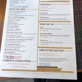 The Table - New American Near Me - San Jose, California