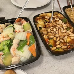 Jade Lake Gourmet - H1. Seafood Delight and C13. Kung Pao Chicken