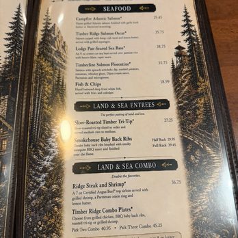 Timber Ridge Steakhouse - Menu 8/9/26 - Steakhouses Near Me - San Bernardino, California Timber Ridge Steakhouse - Menu 8/9/26 - Steakhouses Near Me - San Bernardino, California