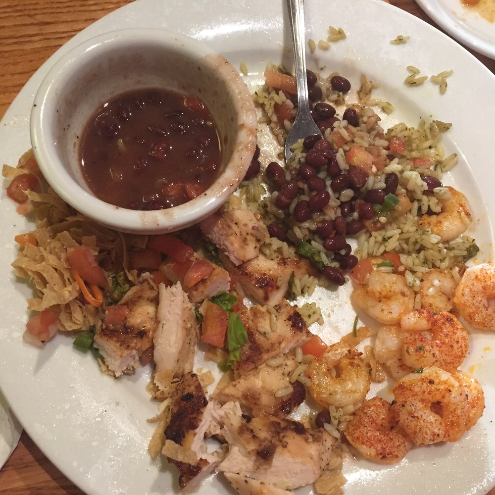 Chili's - Margarita chicken and shrimp with black beans and rice - Bars Near Me - Bradenton, Florida