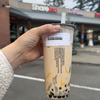 Sharetea - Golden Retriever is my fave - Bubble Tea Near Me - Lake Oswego, Oregon Sharetea - Golden Retriever is my fave - Bubble Tea Near Me - Lake Oswego, Oregon