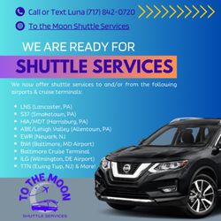 To the Moon Shuttle Services - Trust an FMCSA and PUC approved shuttle service! www.overthemoonservices.com/shuttle-services