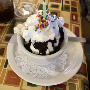 TJ's On The Avenue - a chocolate sundae with whipped cream and sprinkles - Italian Near Me - Mentor, Ohio TJ's On The Avenue - a chocolate sundae with whipped cream and sprinkles - Italian Near Me - Mentor, Ohio