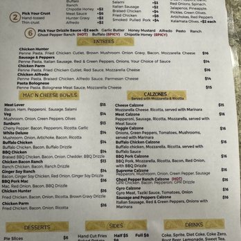 Grumbley’s Pizza - the menu - Pizza Near Me - Titusville, Florida