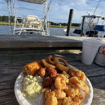 Waterfront Seafood Shack - Shrimp and flounder combination dinner - Seafood Near Me - Calabash, North Carolina Waterfront Seafood Shack - Shrimp and flounder combination dinner - Seafood Near Me - Calabash, North Carolina