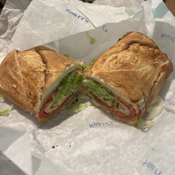 Snarf's Sandwiches - Italian Sandwich (Salami, Pepperoni, Capicola, Mortadella & Provolone Cheese) - Salad Near Me - Dallas, Texas Snarf's Sandwiches - Italian Sandwich (Salami, Pepperoni, Capicola, Mortadella & Provolone Cheese) - Salad Near Me - Dallas, Texas