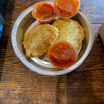 Murray Hill Market - Zucchini pancakes with homemade marinara - Grocery Near Me - Cleveland, Ohio