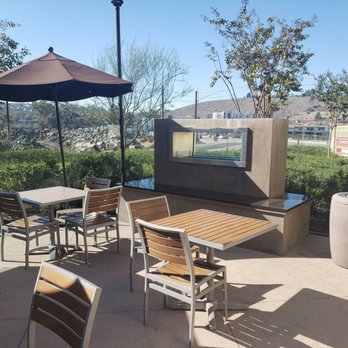 CAVA - Outdoor patio with an actually scenic view - Mediterranean Near Me - Mission Viejo, California CAVA - Outdoor patio with an actually scenic view - Mediterranean Near Me - Mission Viejo, California