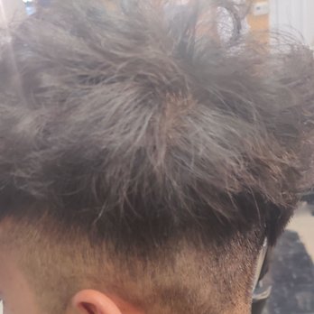 Windy Hair Salon Original - Back fade. No blend from top to bottom. When I asked for a mirror, she became frustrated that i was unsatisfied with this fad - Hair Salons Near Me - Austin, Texas Windy Hair Salon Original - Back fade. No blend from top to bottom. When I asked for a mirror, she became frustrated that i was unsatisfied with this fad - Hair Salons Near Me - Austin, Texas