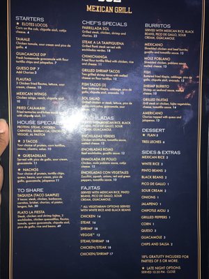 Menu photo 3 SOL Mexican Grill Washington, DC, DC