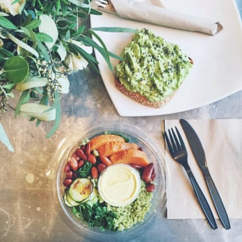 Juicebaby - Kale salad and avo toast - Juice Bars & Smoothies Near Me - Chelsea, XGL Juicebaby - Kale salad and avo toast - Juice Bars & Smoothies Near Me - Chelsea, XGL