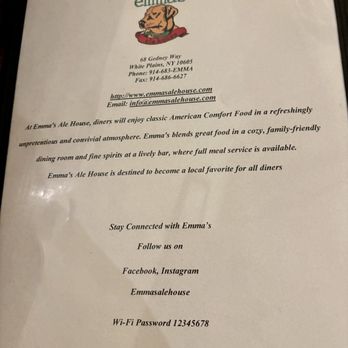 Emma's Ale House - American Near Me - White Plains, New York