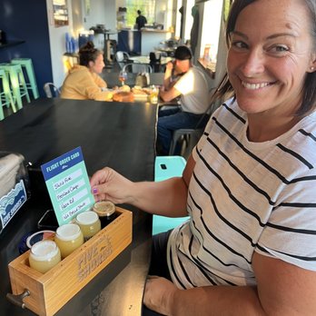 Five Shores - Beer flight - Breweries Near Me - Beulah, Michigan