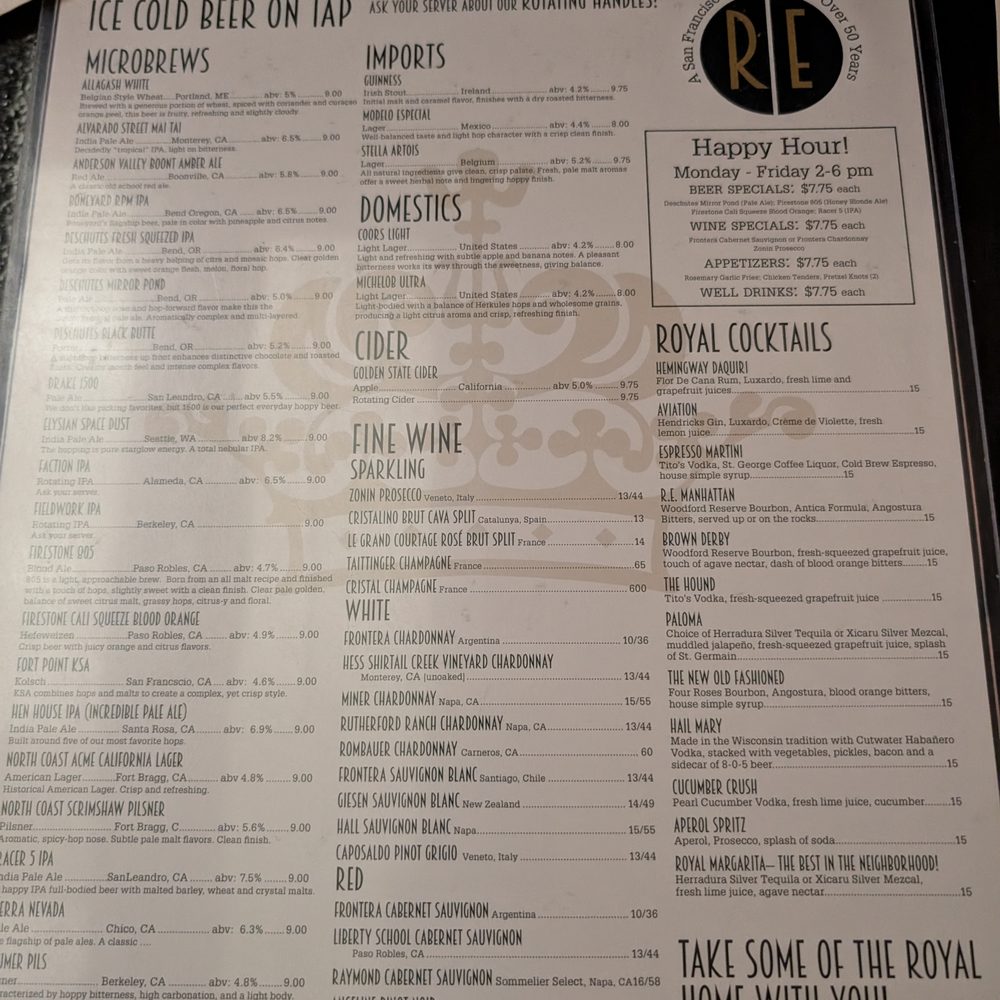 Menu Menu