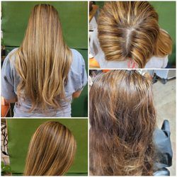 Toss & Tease Hair salon and Wellness Center - Before and after