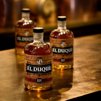 Albuquerque Distilling - Albuquerque Distilling El Duque Rum bottles on the bar! - Distilleries Near Me - Albuquerque, New Mexico