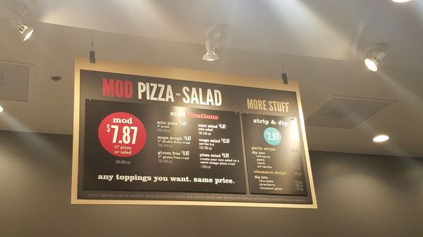 Menu photo 3 MOD Pizza Glen Allen, VA