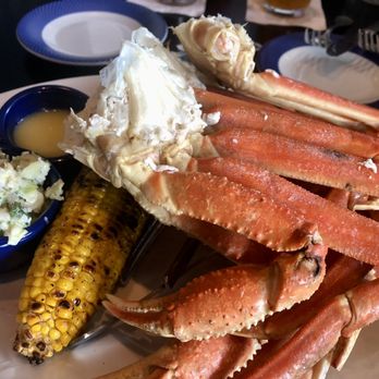 Ford's Fish Shack - Ashburn - TWO POUNDS of steamed crab legs with a side of grilled corn, coleslaw, and melted butter...oh my...YUM!!!! - Seafood Near Me - Ashburn, Virginia Ford's Fish Shack - Ashburn - TWO POUNDS of steamed crab legs with a side of grilled corn, coleslaw, and melted butter...oh my...YUM!!!! - Seafood Near Me - Ashburn, Virginia