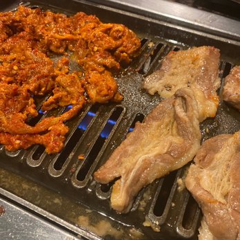 Let's Gogi - Spicy Pork Bulgogi Plate and Beef Belly Plate - Korean Near Me - Rowland Heights, California Let's Gogi - Spicy Pork Bulgogi Plate and Beef Belly Plate - Korean Near Me - Rowland Heights, California