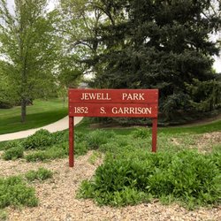 Park entrance off the road next to the hibachi restaurant.