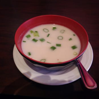 Mai Thai Restaurant - Some coconut soup with chicken and green onions. - Thai Near Me - Austin, Texas