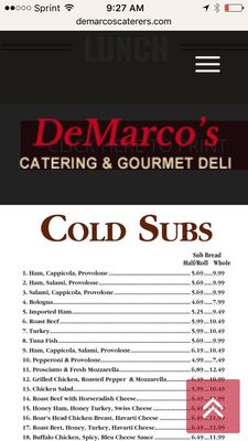 DeMarco's Catering & Gourmet Deli by null