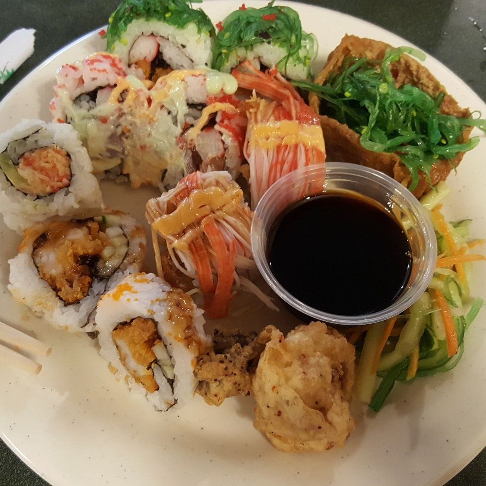 Orange Buffet - Assorted sushi - Sushi Bars Near Me - Orange Park, Florida Orange Buffet - Assorted sushi - Sushi Bars Near Me - Orange Park, Florida