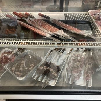 Middle Eastern Market & Restaurant - Some of the kebab items. They'll cook it and wait time is about 15-20 minutes. - Grocery Near Me - North Highlands, California Middle Eastern Market & Restaurant - Some of the kebab items. They'll cook it and wait time is about 15-20 minutes. - Grocery Near Me - North Highlands, California