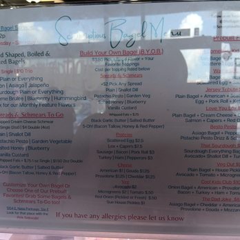 Scrumptious Houston - Bagel sandwich menu - Bakeries Near Me - Houston, Texas