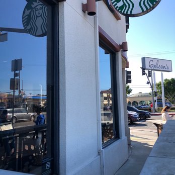 Starbucks - Outdoor counter seating is empty. - Coffee & Tea Near Me - Valley Village, California Starbucks - Outdoor counter seating is empty. - Coffee & Tea Near Me - Valley Village, California