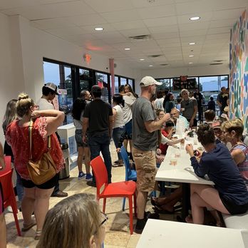 Amy's Ice Creams - We just made it before the crowd!! The line just before we left! - Ice Cream & Frozen Yogurt Near Me - Round Rock, Texas Amy's Ice Creams - We just made it before the crowd!! The line just before we left! - Ice Cream & Frozen Yogurt Near Me - Round Rock, Texas