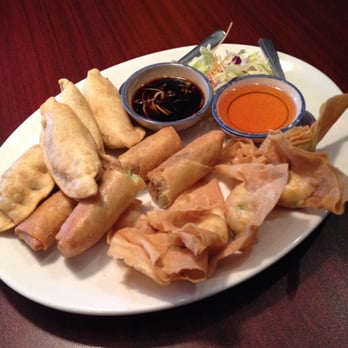 Bangkok Basil - Appetizer trip: Thai egg rolls, crab wontons and pot stickers - Thai Near Me - Redmond, Washington Bangkok Basil - Appetizer trip: Thai egg rolls, crab wontons and pot stickers - Thai Near Me - Redmond, Washington