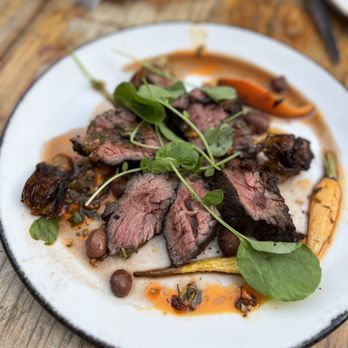 Foreign Cinema - Grilled Akaushi Wagyu Bavette Steak (~$40) - Breakfast & Brunch Near Me - San Francisco, California Foreign Cinema - Grilled Akaushi Wagyu Bavette Steak (~$40) - Breakfast & Brunch Near Me - San Francisco, California
