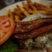 Photo of Reade Street Pub & Kitchen - New York, NY, United States. Bacon blue burger