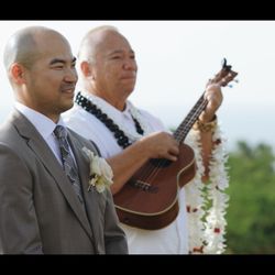Charles Nahale Weddings - At the altar awaiting my beautiful bride