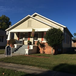 Clayton Hair Salon - Its in a beautifully kept and decorated little house in downtown Clayton.