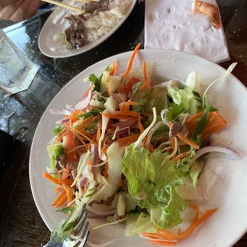 Drunken Poet - Yum Beef salad only has 4 pieces of beef, and they charged you $15.95! - Sushi Bars Near Me - Sarasota, Florida Drunken Poet - Yum Beef salad only has 4 pieces of beef, and they charged you $15.95! - Sushi Bars Near Me - Sarasota, Florida