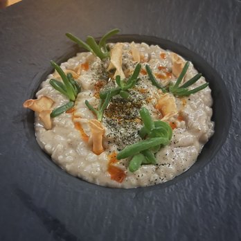 Coletta - Sunchoke and "Scallop" Risotto (GF) - Vegan Near Me - New York, New York Coletta - Sunchoke and "Scallop" Risotto (GF) - Vegan Near Me - New York, New York