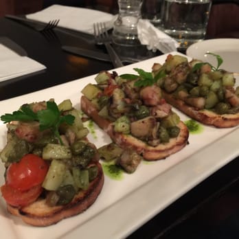 Nonna's - Bruschetta pulpo - Italian Near Me - Bath, BAS