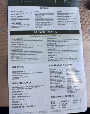Menu photo 7 Mochilero Kitchen Peoria, AZ