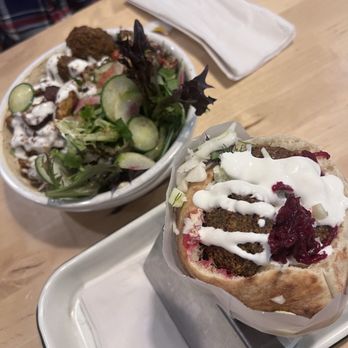 Nura - Falafel and chicken shawarma - Mediterranean Near Me - Portland, Maine