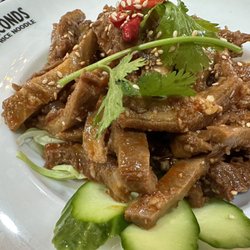 Ten seconds yunnan Rice Noodles - Mala Spicy Beef Tripe