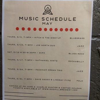 Nod Hill Brewery - Live music schedule - Breweries Near Me - Ridgefield, Connecticut